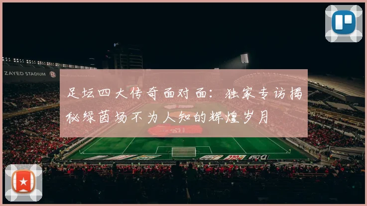 足坛四大传奇面对面：独家专访揭秘绿茵场不为人知的辉煌岁月